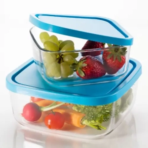 food containers with fruits inside